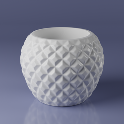 3D-Planter-Pot-16_1.png Файл STL 3D горшок для растений 16 - DIAMOND POT・3D-печатная модель для загрузки