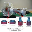 Mod-Support-Rotor01.jpg Motor a jato; Turbofan com engrenagem (GTF), peças modificadas