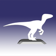 dinosau.png Raptor - Dinosaur toy Design for 3D Printing
