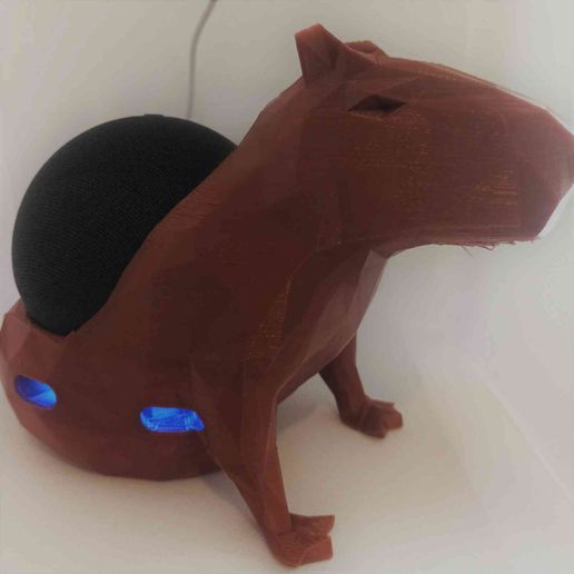 descargar-archivo-stl-alexa-echo-dot-base-de-apoyo-capybara-capivara