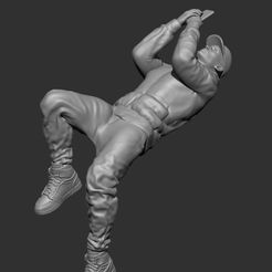 man-in-car-cel-Han.jpg Fichier STL Homme reposé 1/64・Objet pour imprimante 3D à télécharger
