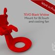 TEVOMount.jpg TEVO Black Widow BLTouch and Fan mount for Titan Extruder