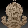 Mohammedan-SC-2.jpg ISL Mohammedan SC keychain badge color printable and renderable