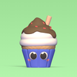 Cod87-Cute-Cupcake-1.png 3D file Cute Cupcake・3D printing model to download