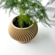 misprint-7817.jpg The Caleth Planter Pot with Drainage | Tray & Stand Included | Modern and Unique Home Decor for Plants and Succulents  | STL File