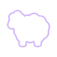 sheep-12.5cm.stl Schaf-Ausstechform (mehrere Größen verfügbar)