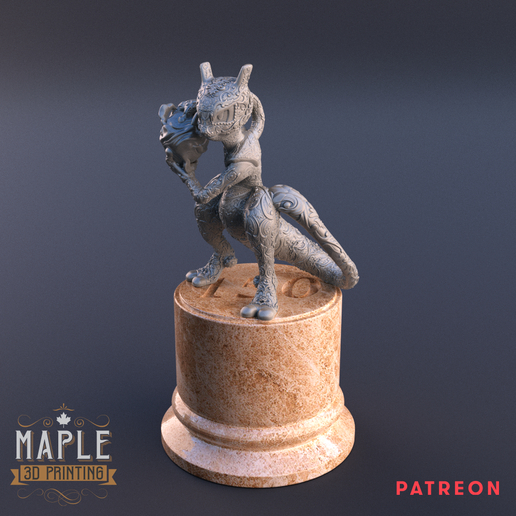 Ornamental Pokemon - Mewtwo 3D model