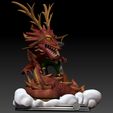 Preview08.jpg Shang Chi and Dragon Diorama - Marvel 3D print model