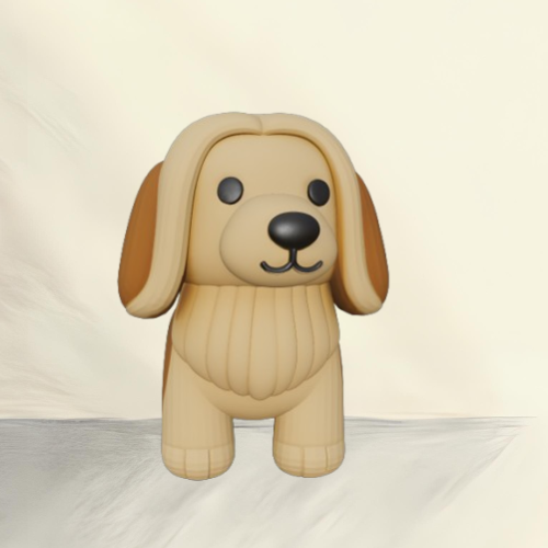 Figura perro Afgano 3D model