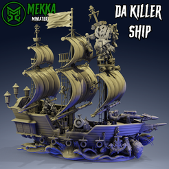 1.png 3D file Da Killer Ship・3D printing template to download