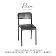 IKEA-inspired-Adde-Chair.png IKEA-inspired Adde Chair, Miniature Furniture, Modern Style Miniature Furniture, Mini Furniture
