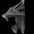 WireframeLateral.jpg The Witcher Wolf Medallion for Cosplay