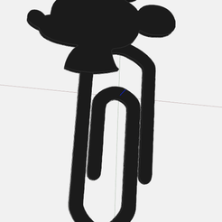 pop.png STL file bookmark mickey・3D printer design to download