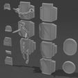 Armor-parts.jpg MechWarrior Style Bolt-ons and Accessories for Battletech
