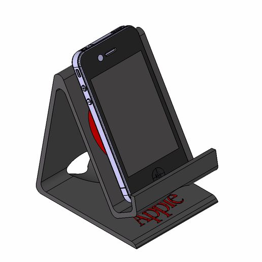 SMART PHONE APPLE HOLDER MOBILE CHARGING STATION 3D model