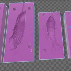 STL file RUBBER FISH GIESSFORM FISHING LURE MOLD ARTIFICIAL BOND 23cm 🐠・3D  printer model to download・Cults