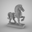 033075.png Mechanical Horse Decor
