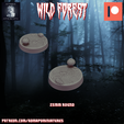 Diapositiva16.png Wild Forest Set 25mm/~1" Set (6 pre-supported base model)