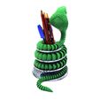 DSC01982.jpg Free 3D file Articulated Cobra + Pencil Holder・3D printable model to download