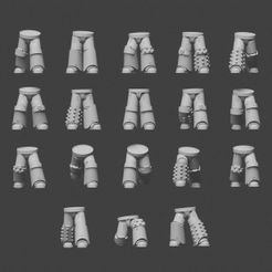 rebellion_legs.jpg 3D file UPSCALED rebellion legs・3D print model to download