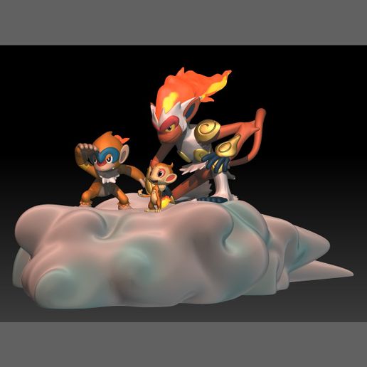 chimchar monferno infernape wallpaper