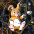2.png Файл STL Печать на принтере Милый счастливый кролик・Модель 3D-принтера для скачивания