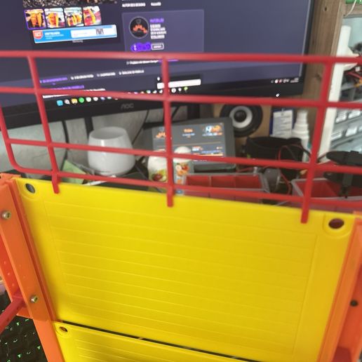 Sicherheitsgeländer für Grabenverbau / Trench Shoring Safety Railing 1:14