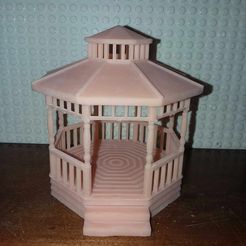 Беседка в масштабе HO