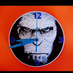 Sin_Título14.png Download free STL file Planet of the Apes 3D Clock • 3D printable object, 3dlito