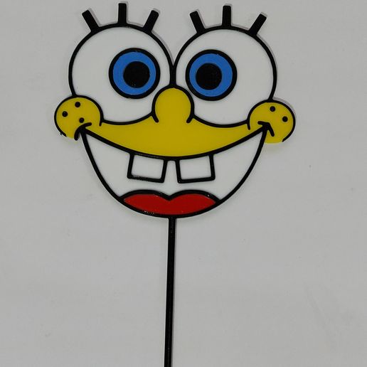 spongebob cake toppers png