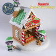 7.png Oficina secreta do Papai Noel🎁 Elfo articulado + ferramentas + construção de oficina modular + adereços de brinquedo (conjunto de férias para impressão 3D)