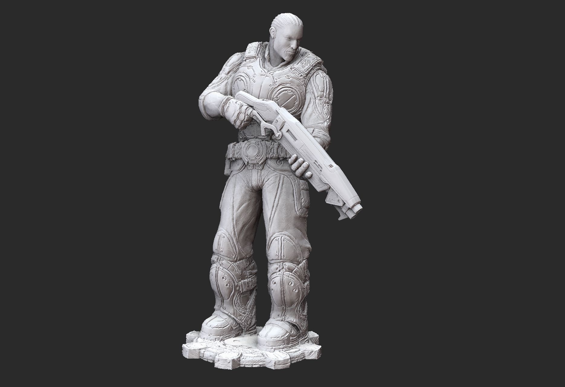 Descargar archivo Jace Stratton Gears of War Modelo 3D Archivo STL