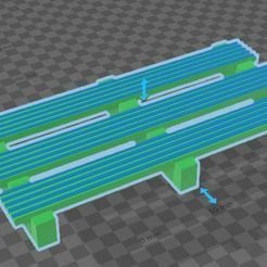 Briefkastengitter_v1.JPG Archivo 3D gratis soporte espaciador para buzón contra el agua (para cartas secas)・Diseño de impresora 3D para descargar