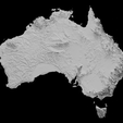 4.png Topographic Map of Australia – 3D Terrain