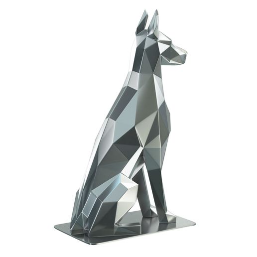 Polygonal_Doberman_06.jpg Estatua poligonal de doberman
