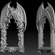dos-1.jpg Gothic frame with bat