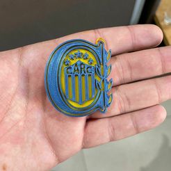 WhatsApp-Image-2022-09-06-at-7.16.31-PM.jpeg Fichier STL Porte-clés Rosario Central・Objet pour imprimante 3D à télécharger