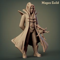 Wizard_Mg2.6-1.jpg STL-Datei Elfen-Zauberer - MG2.6・3D-druckbares Modell zum herunterladen