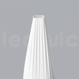 B_3_Renders_4.png Niedwica Vase B_3 | 3D printing vase | 3D model | STL files | Home decor | 3D vases | Modern vases | Floor vase | 3D printing | vase mode | STL
