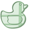 Patito.png Rubber duck cookie cutter