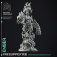 Ember-2.jpg Ember - Fire Elemental - Dungeon Cleaning Inc - PRESUPPORTED - Illustrated and Stats - 32mm scale