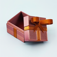4.png Jewelry gift box, parallelepiped shape, 4,5 cm in height