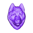 american_akita.STL American Akita Head 3D Relief