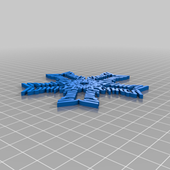 cindy.png Free 3D file snowflake for cindy・3D print design to download