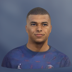 MBAPPE-1.png 3D file KYLIAN MBAPPÉ LOTTIN・3D printable model to download, CARS_AND_FACES