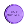 HALF MOVEMENT.stl Tokens for Eldars , Drukhari