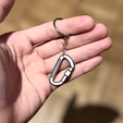 IMG_1860.png Archivo 3D Keychain Carabiner // llavero Mosqueton・Diseño imprimible en 3D para descargar