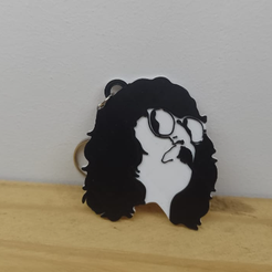 Charly.png Бесплатный STL файл КОЛЬЦО ДЛЯ КЛЮЧЕЙ CHARLY GARCIA・Модель для загрузки и 3D-печати