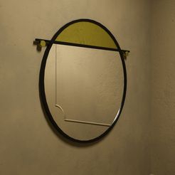 Mirror_1.jpg Designer mirror 800mm for interior Zoya model for production