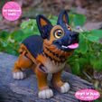 a.jpg PRINT IN PLACE CUTE FLEXI GERMAN SHEPHERD